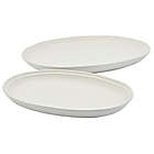 Alternate image 0 for Bee &amp; Willow&trade; Bristol 2-Piece Oval Platter Set in Coconut Milk