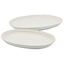 Bee & Willow™ Bristol 2-Piece Oval Platter Set in Coconut Milk