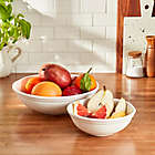 Alternate image 2 for Bee &amp; Willow&trade; Bristol 2-Piece Serving Bowl Set in Coconut Milk