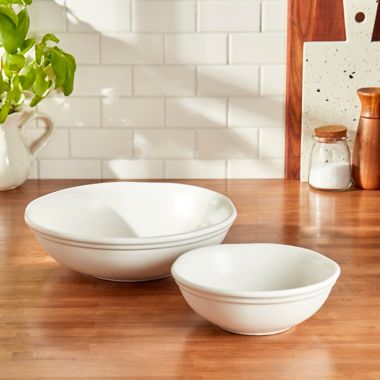 Bee &amp; Willow&trade; Bristol 2-Piece Serving Bowl Set in Coconut Milk. View a larger version of this product image.