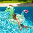 Alternate image 2 for Pool Candy Jumbo Glitterfied&reg; Seahorse Float