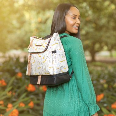 Petunia Pickle Bottom&reg; Disney&reg; Pivot Diaper Backpack in Whimsical Belle. View a larger version of this product image.