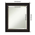 Alternate image 5 for Amanti Art 21-Inch x 25-Inch Trio Oil Rubbed Framed Wall Mirror in Bronze