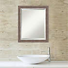 Alternate image 2 for Amanti Art 19-Inch x 23-Inch Noble Mocha Framed Wall Mirror in Brown
