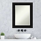 Alternate image 2 for Amanti Art 24-Inch x 30-Inch Framed Wall Mirror in Black