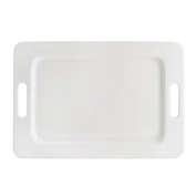 Our Table&trade; Sawyer 18-Inch Rectangular Platter with Handle in White