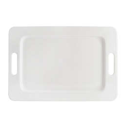 Our Table™ Sawyer 18-Inch Rectangular Platter with Handle in White