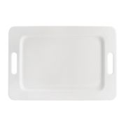Our Table&reg; Sawyer 18-Inch Rectangular Platter with Handle in White