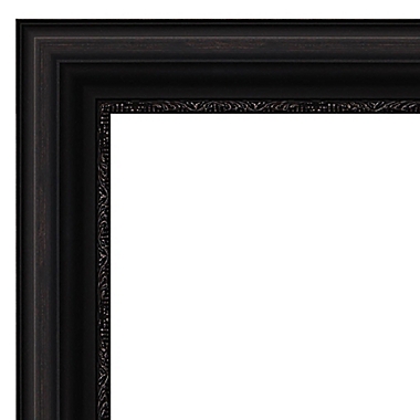 Amanti Art 26-Inch x 26-Inch Parlor Framed Wall Mirror in Black. View a larger version of this product image.