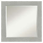 Alternate image 0 for Amanti Art Glam 25-Inch x 25-Inch Linen Framed Wall Mirror in Grey