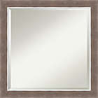 Alternate image 0 for Amanti Art 23-Inch x 23-Inch Noble Mocha Framed Wall Mirror in Brown