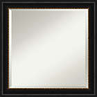 Alternate image 0 for Amanti Art 24-Inch x 24-Inch Manhattan Framed Wall Mirror in Black