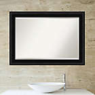 Alternate image 2 for Amanti Art 42-Inch x 30-Inch Parlor Framed Wall Mirror in Black