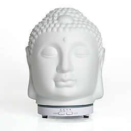 BluZen Ceramic Buddha Aroma Diffuser in White