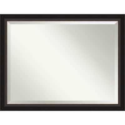 Espresso Rectangular Bathroom Mirror – Rispa