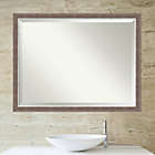 Alternate image 1 for Amanti Art 43-Inch x 33-Inch Noble Mocha Framed Wall Mirror in Brown