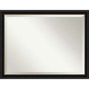 Amanti Art 44-Inch x 34-Inch Framed Wall Mirror in Black