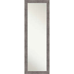Pinstripe Plank 17-Inch x 51-Inch Framed On Door Mirror
