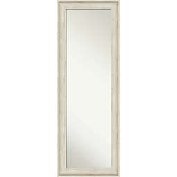 Regal Birch 19-Inch x  53-Inch Framed On the Door Mirror in Cream