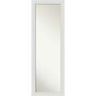 Alternate image 0 for Flair Soft 18-Inch x 52-Inch Framed On the Door Mirror in White
