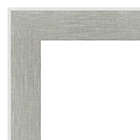 Alternate image 4 for Glam Linen 19-Inch x 53-Inch Framed On the Door Mirror in Grey
