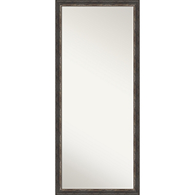 Amanti Art Bark 27-Inch x 63-Inch Framed Full-Length Floor/Leaner Mirror in Rustic Brown. View a larger version of this product image.