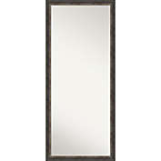 Amanti Art Bark 27-Inch x 63-Inch Framed Full-Length Floor/Leaner Mirror in Rustic Brown
