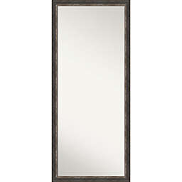 Amanti Art Bark 27-Inch x 63-Inch Framed Full-Length Floor/Leaner Mirror in Rustic Brown