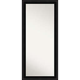 Parlor 30-Inch x 66-Inch Framed Floor/Leaner Mirror in Black