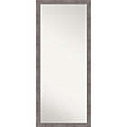 Alternate image 0 for Amanti Art Pinstripe Plank 27-Inch x 63-Inch Framed Full-Length Floor/Leaner Mirror in Grey