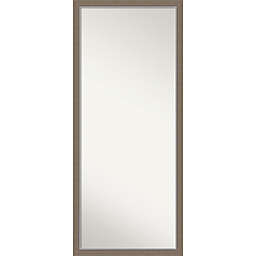 Amanti Art Eva 27-Inch x 63-Inch Framed Full-Length Floor/Leaner Mirror in Brown
