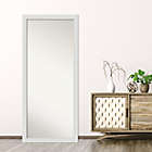 Alternate image 1 for Amanti Art Flair 28-Inch x 64-Inch Framed Full-Lenght Floor/Leaner Mirror in Soft White