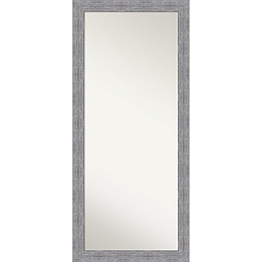 Amanti Art Bark 29-Inch x 65-Inch Framed Full Length Floor/Leaner Mirror in Rustic Grey. View a larger version of this product image.