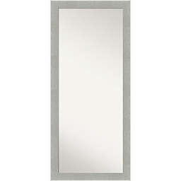 Amanti Art Glam 29-Inch x 65-Inch Framed Full-Length Floor/Leaner Mirror in Linen Grey