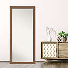 Alternate image 1 for Amanti Art Alta 29-Inch x 65-Inch Framed Full-Length Floor/Leaner Mirror in Medium Brown