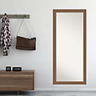 Alternate image 2 for Amanti Art Alta 29-Inch x 65-Inch Framed Full-Length Floor/Leaner Mirror in Medium Brown