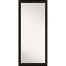 Trio Oil Rubbed Framed Full Length Floor Leaner Mirror in Bronze