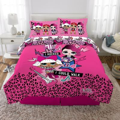 LOL Surprise 4/5 Piece Twin/Full Bedding Set Bed in Bag Comforter Sheets NEW 