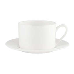 Our Table™ Sawyer Rim Round Cup & Saucer in White