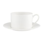 Our Table&reg; Sawyer Rim Round Cup &amp; Saucer in White