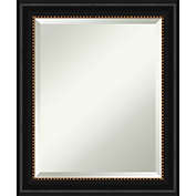 Amanti Art 20-Inch x 24-Inch Manhattan Framed Wall Mirror in Black