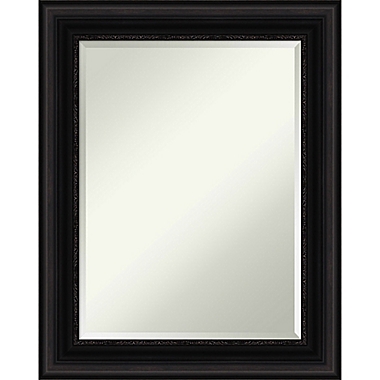 Amanti Art 24-Inch x 30-Inch Framed Wall Mirror in Black. View a larger version of this product image.