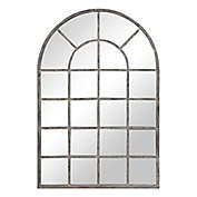 44-Inch x 30-Inch Wallace Arched Wall Mirror in Grey