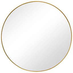 Uttermost Wrennyn 34-Inch Round Mirror in Gold