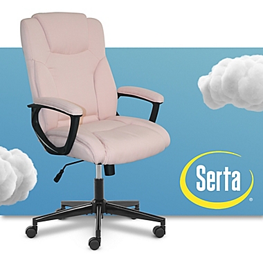 Serta&reg; Hannah II Microfiber Upholstered Office Chair. View a larger version of this product image.