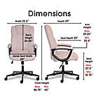 Alternate image 2 for Serta&reg; Hannah II Microfiber Upholstered Office Chair