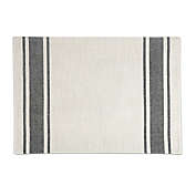 Our Table&trade; Ezra Stripe Placemat in Black