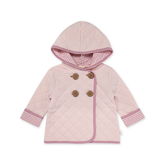 Alternate image 1 for Burt's Bees Baby® Organic Cotton Quilted Jacket in Pink