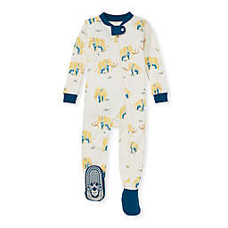 Burt's Bees Baby® Organic Cotton Wooly Awesome Footed Pajama in Blue