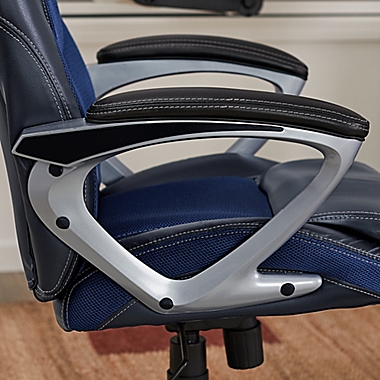 Serta&reg; Works Office Chair in Streamline Blue. View a larger version of this product image.